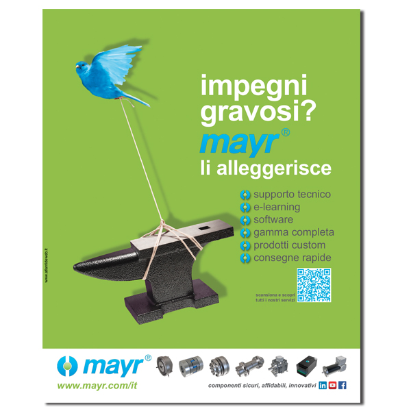 MAYR – pagina pubblicitaria (2025)